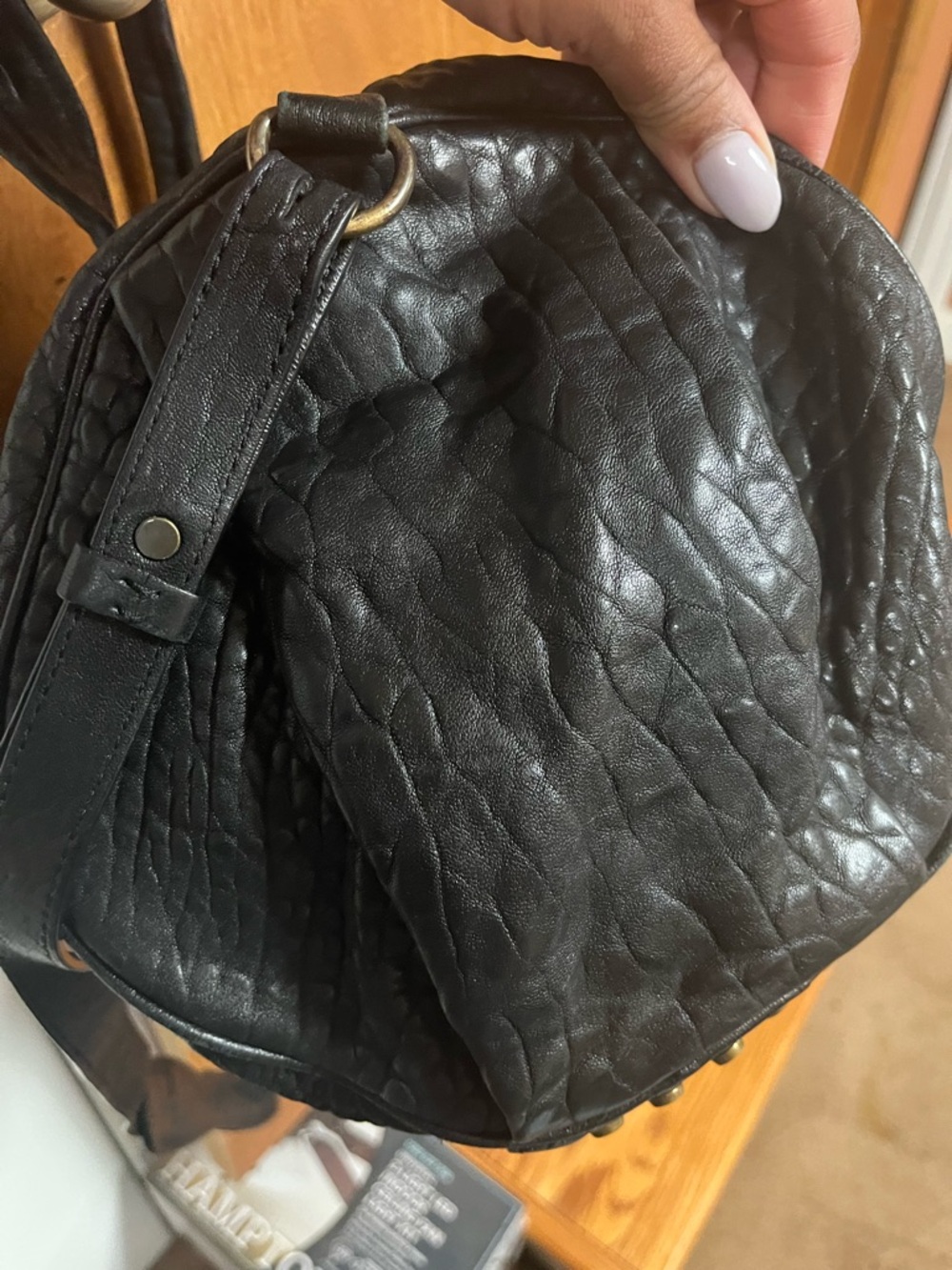 Authentic Alexander Wang Black Rocco Gold Tone Hardware - Picture 6 of 9
